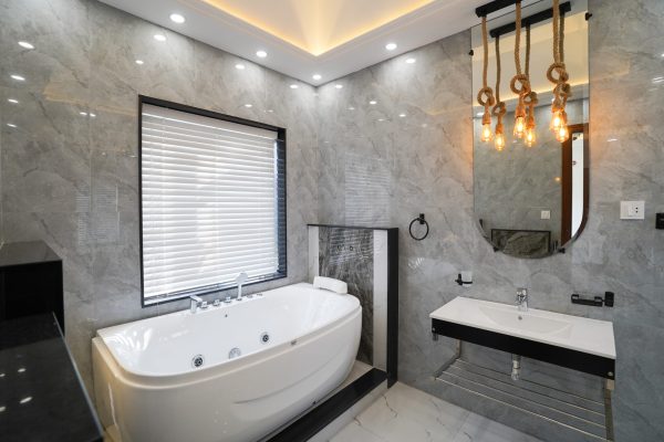 New Modern Washroom with Jacuzzi